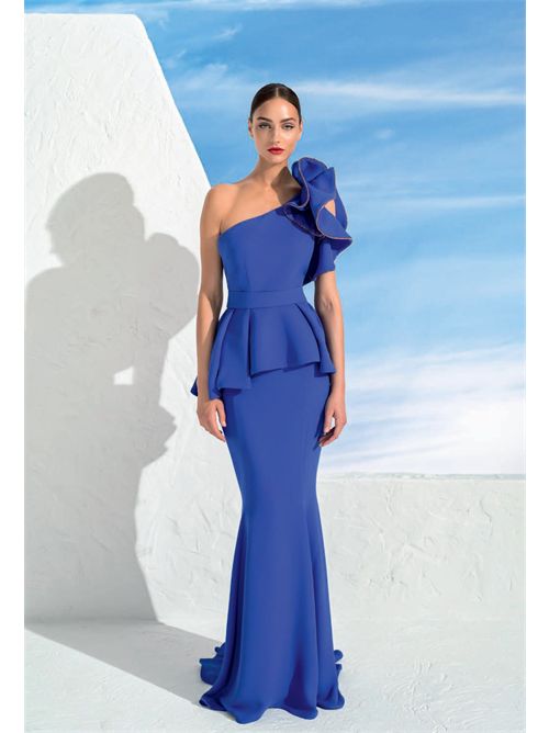 abito donna blu MISCHALIS | M1-107901BLU ELETTRICO